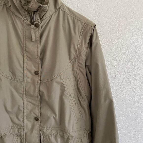 Vintage Royal Robbins Go Everywhere Convertible Jacket Vest Khaki Nylon Womens S - Picture 3 of 16
